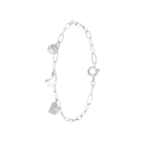 Armband mit Anhänger, 925 Silber, Travel