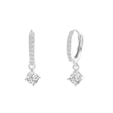 Ohrringe, 925 Silber, mit Anhänger, Zirkonia