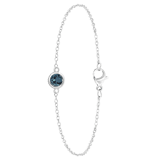 Zilveren armband met kristal Montana