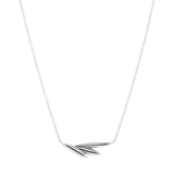Halskette, 925 Silber, Blatt, Bali Treasures