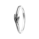 Ring, 925 Silber, Blatt, Bali Treasures