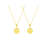 Stainless steel goldplated ketting voor dames met plating