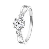 Ring, 925 Silber, mit Zirkonia
