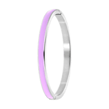 Gerecycled stainless steel kinderarmband met emaille violet
