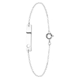 Armband, 925 Silber, Steg, offen gearbeitetes Cannabisblatt