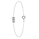 Armband, 925 Silber, Steg, Kreuze, Amsterdam