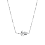 Kette, 925 Silber, vergoldet, mit Anhänger, Tulpe