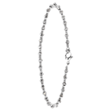 Armband, Edelstahl, mit silberfarbenen Perlen