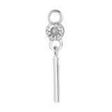 Ohrringanhänger, 925 Silber, Geburtsstein, Mix & Match