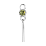 Ohrringanhänger, 925 Silber, Geburtsstein, Mix & Match