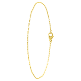 Stainless steel goldplated enkelbandje voor dames