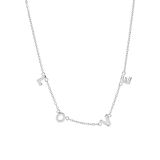 Halskette, 925 Silber, LOVE