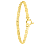 Zilveren goldplated armband voor dames