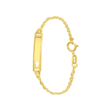 Gerecycleerd zilveren kinderarmband gold plaat singapore hart