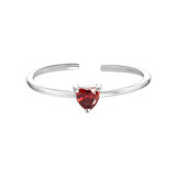 Ring, 925 Silber, Love-Month-Stone, Herz