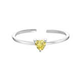 Zilveren ring Love month stone hart