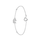 Zilveren kinderarmband unicorn zirkonia