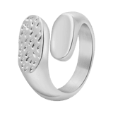 Gerecycled stainless steel ring Zola