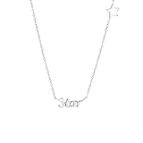 Halskette, 925 Silber, Star