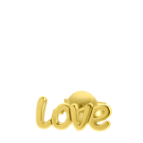 Ohrstecker, 925 Silber, vergoldet, Love