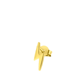 Ohrstecker, 925 Silber, vergoldet, Blitz