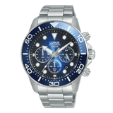 Lorus Chronograf-Armbanduhr, blau, 100 m WD, RT343JX9