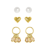 Goldfarbenes Ohrringe-Set von Bijoux
