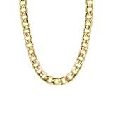 Stainless steel goldplated herenschakelketting