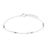 Armband, 925 Silber, Süßwasserperlen