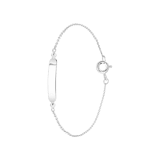 Armband, 925 Silber, Gravurplättchen