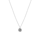 Halskette & Anhänger, 925 Silber, Geburtsblume
