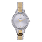 Regal Set Damenarmbanduhr Bicolor mit Armbändern RG3043-01