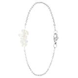 Armband, Edelstahl, mit Mondstein