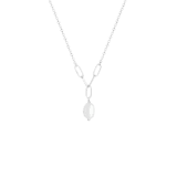 Halskette, 925 Silber, mit Anhänger, Süßwasserperle