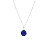Zilveren ketting met hanger Gemstone Lapis