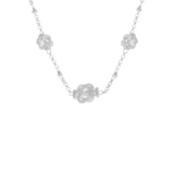 Gerecycled zilveren ketting Surinaamse mattenklopper voor dames