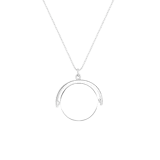Halskette & Anhänger, 925 Silber, Drehscheibe