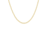 Halskette, 375 Gold, mit Gourmetglied, 4,8 mm