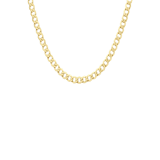 9 karaat ketting met holle gourmet schakel 7,9mm voor heren