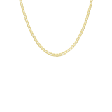 9 karaat ketting met rambo schakel 5,4mm voor heren