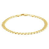 9K armband met gourmet schakel 5,5mm
