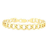 Armband, 375 Gold, mit hohlem Gourmetglied, 7,9 mm