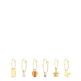 Goldfarbenes Ohrringe-Set von Bijoux, verschiedene Modelle