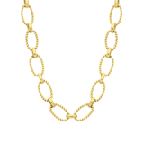 Stainless steel goldplated ketting voor dames