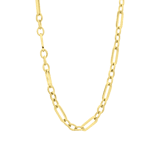 Stainless steel goldplated ketting voor dames
