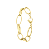 Stainless steel goldplated fantasiearmband zonder hanger met plating voor dames