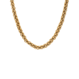 Halskette, Edelstahl, vergoldet (750 Gold), Anaulle