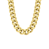 Halskette, Edelstahl, vergoldet (750 Gold), Laetitia