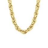 Halskette, Edelstahl, vergoldet (750 Gold), Lilou