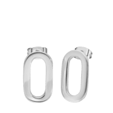 Gerecycled stainless steel oorbellen honore
